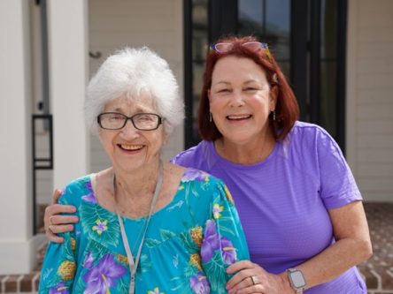 Bucktown - Caregiver and Senior Smiling